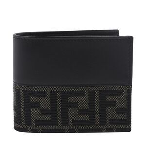 Fendi Men Ff Jacquard Bifold Wallet